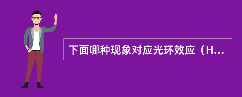 下面哪种现象对应光环效应（HaloEffect）（）