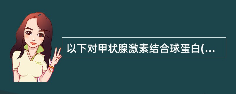 以下对甲状腺激素结合球蛋白(TBG)无影响的是()