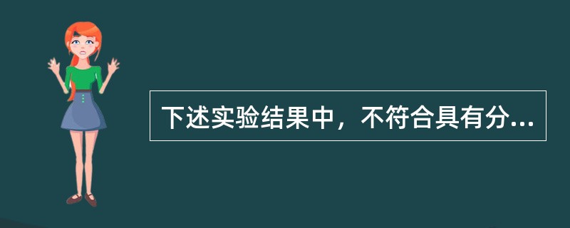 下述实验结果中，不符合具有分泌醛固酮功能的肾上腺皮质腺瘤的表现是()