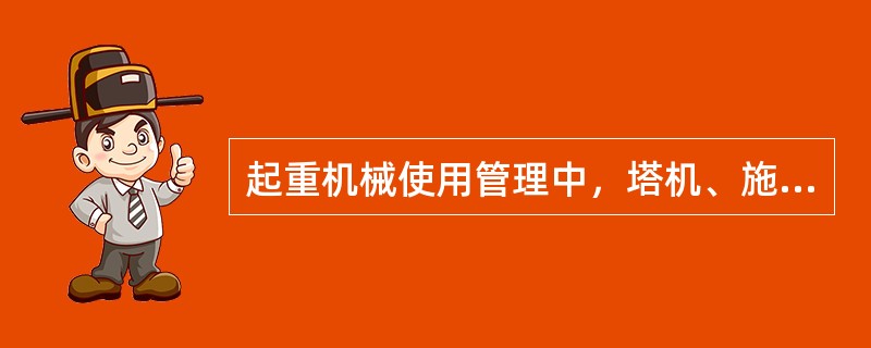 起重机械使用管理中，塔机、施工升降机、物料提升机等大型机械应做到（）"三定"制度