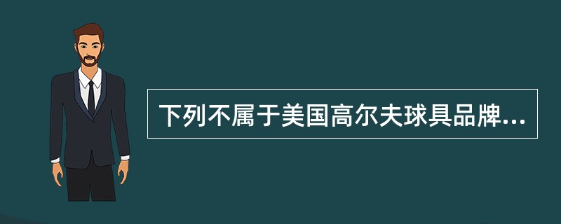 下列不属于美国高尔夫球具品牌的是（）