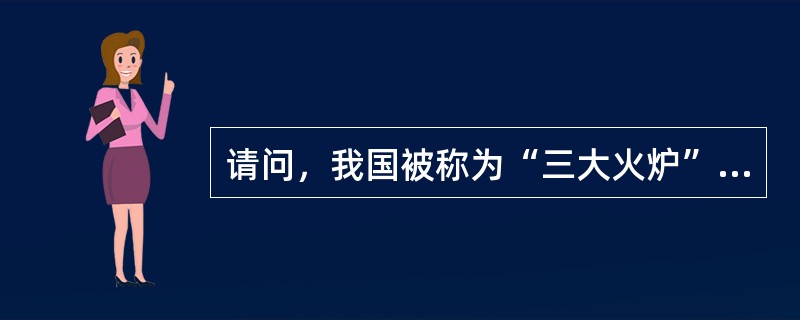 请问，我国被称为“三大火炉”的除南京市、武汉市外还有（）城市？