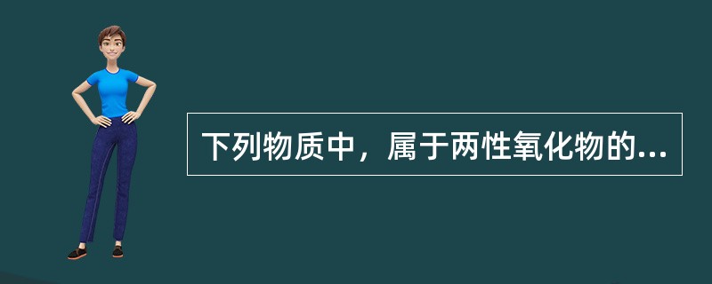 下列物质中，属于两性氧化物的是（）。