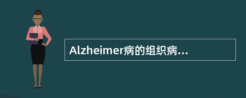 Alzheimer病的组织病理学特征主要是____________和______