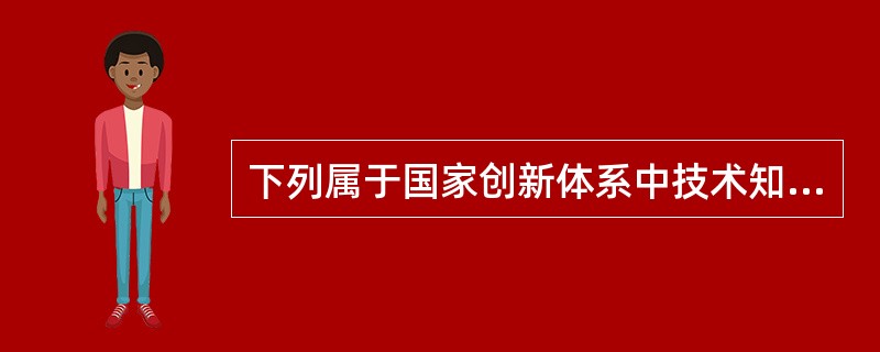 下列属于国家创新体系中技术知识的生产主体的是：（）