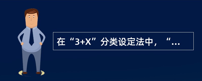 在“3+X”分类设定法中，“X”是根据品类角色、市场需求等确定其他品牌规格配置数