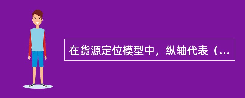 在货源定位模型中，纵轴代表（）。