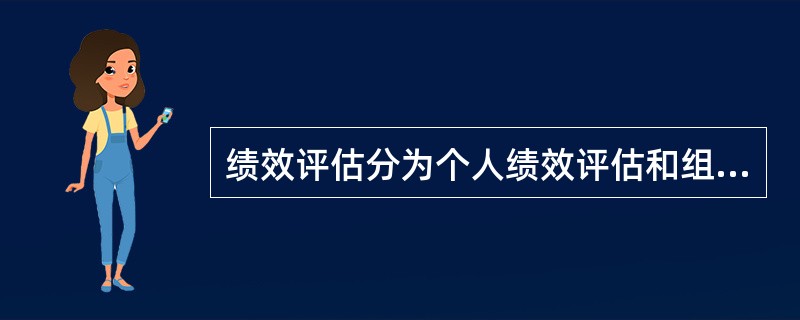 绩效评估分为个人绩效评估和组织绩效评估两种。