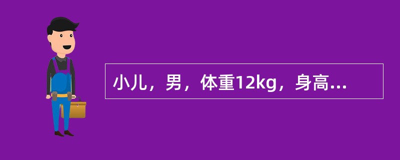 小儿，男，体重12kg，身高为85cm，生长发育良好。其乳牙萌出的数目应为（）