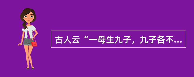 古人云“一母生九子，九子各不同”是指人体生长发育具有（）