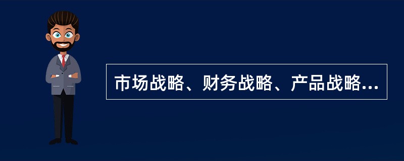 市场战略、财务战略、产品战略、质量战略、生产战略等战略属于企业的()