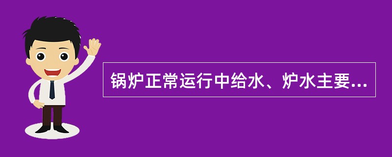 锅炉正常运行中给水、炉水主要汽水指标？