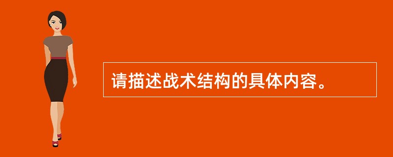 请描述战术结构的具体内容。