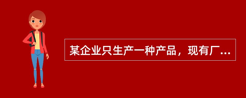 某企业只生产一种产品，现有厂房设备均为半自动化。当前年产量为10000台，单位产