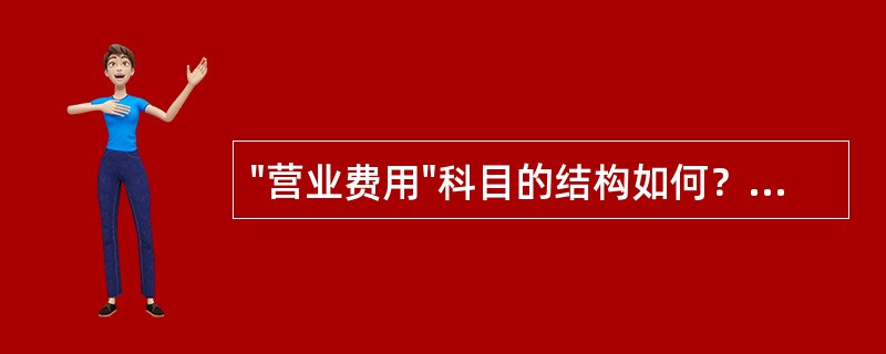 "营业费用"科目的结构如何？如何进行营业费用的账务处理？