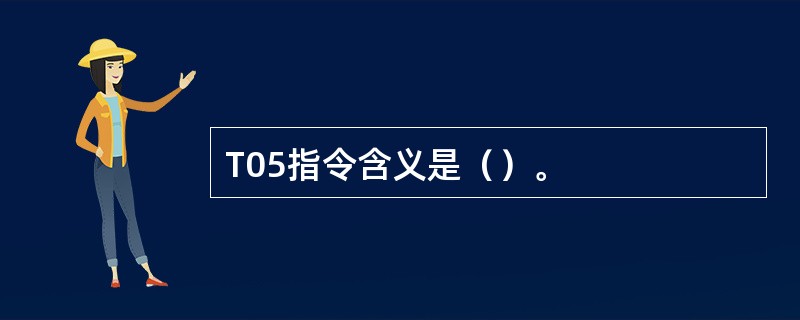 T05指令含义是（）。