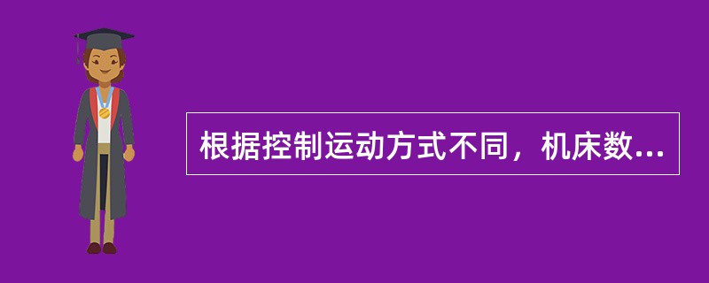 根据控制运动方式不同，机床数控系统可分为（）。