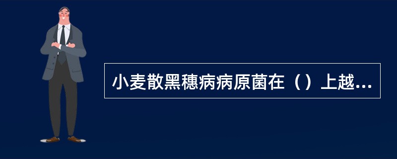 小麦散黑穗病病原菌在（）上越冬。第二年侵染寄主植物的（）。