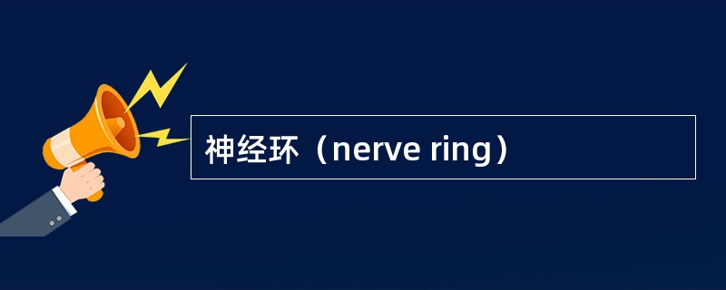 神经环（nerve ring）