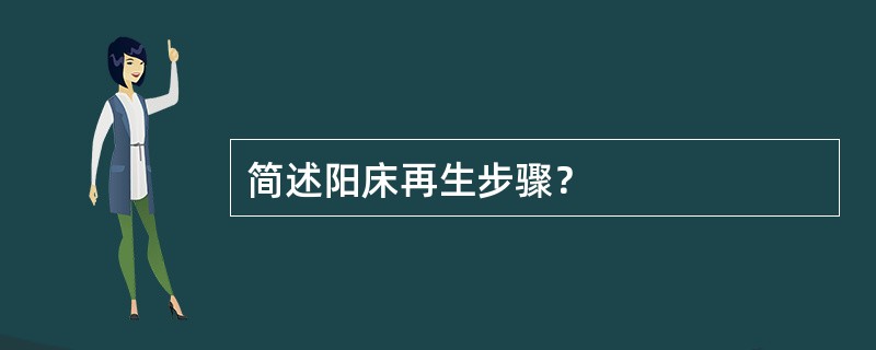 简述阳床再生步骤？