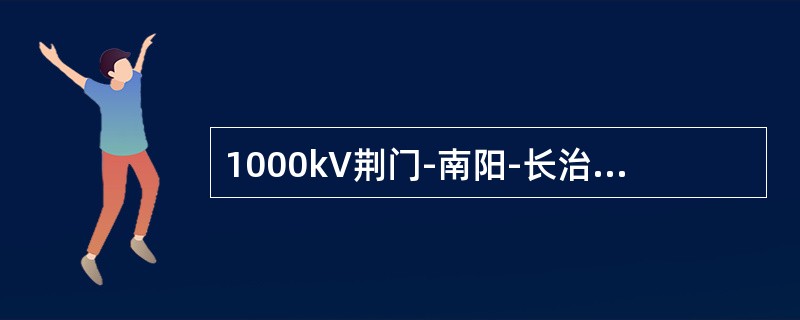 1000kV荆门-南阳-长治特高压交流示范工程联络线设置了解列装置，共设置了（）