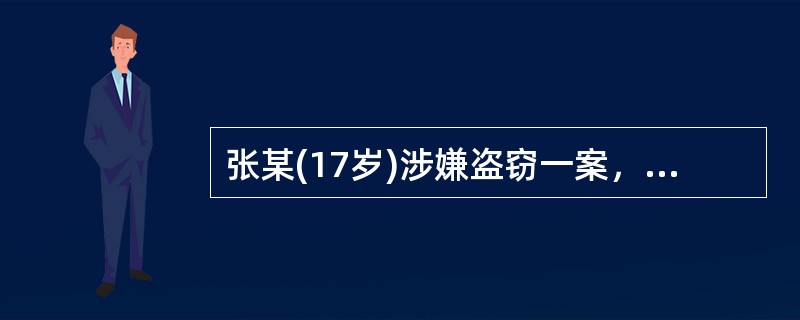 张某(17岁)涉嫌盗窃一案，被人民检察院提起了公诉。一审人民法院适用了简易程序审