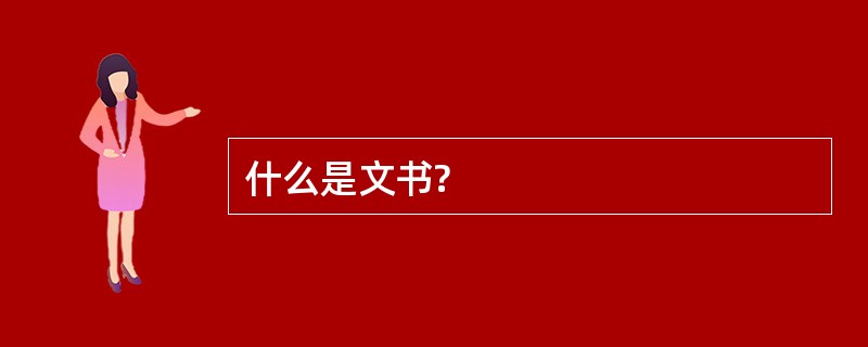 什么是文书?