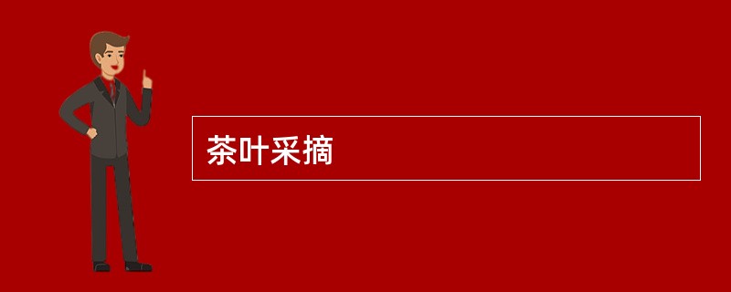 茶叶采摘