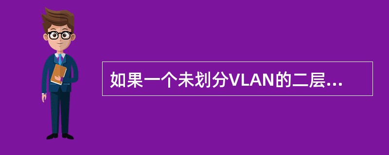 如果一个未划分VLAN的二层交换机有四个端口，那么其冲突域和广播域的数目分别是4