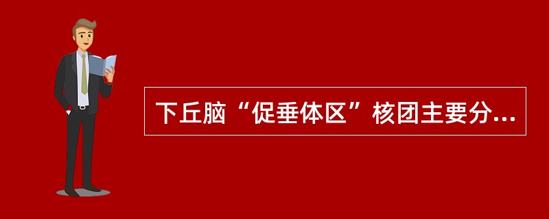 下丘脑“促垂体区”核团主要分布于（）