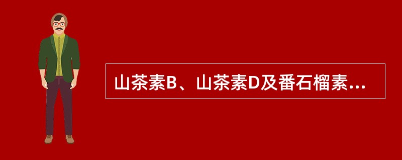 山茶素B、山茶素D及番石榴素A属于（）