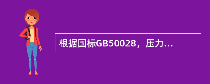 根据国标GB50028，压力不大于1.6兆帕的地下管道埋设在庭院内时，最少管顶覆