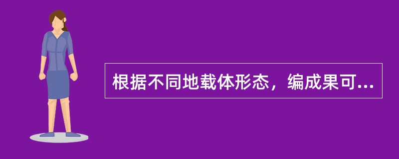 根据不同地载体形态，编成果可分为（）两种类型。