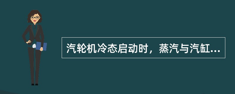 汽轮机冷态启动时，蒸汽与汽缸内壁的换热形式主要是（）。