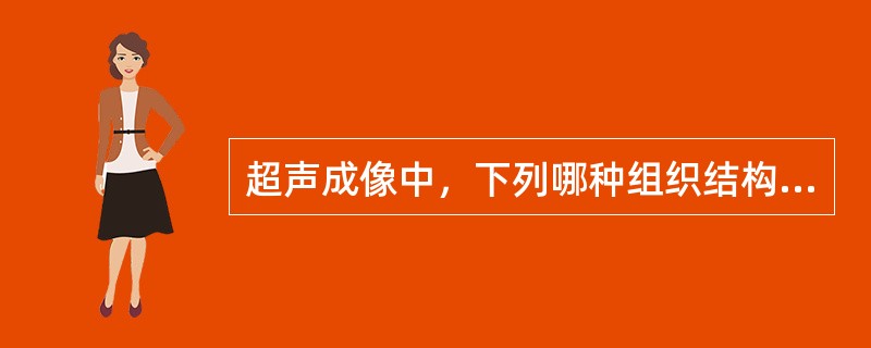 超声成像中，下列哪种组织结构不属于强回声组织？（）