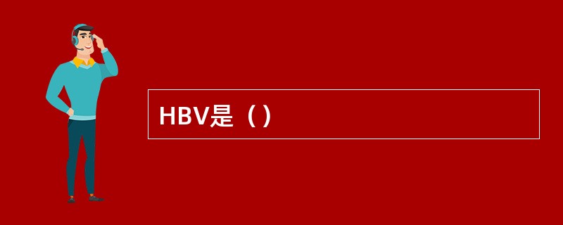 HBV是（）