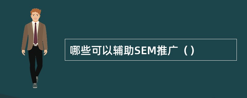 哪些可以辅助SEM推广（）