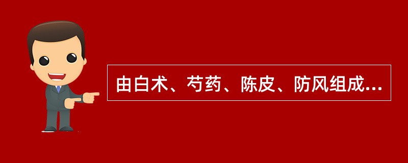 由白术、芍药、陈皮、防风组成的方剂名为（）