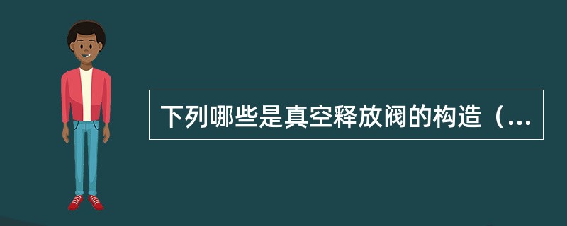 下列哪些是真空释放阀的构造（）。