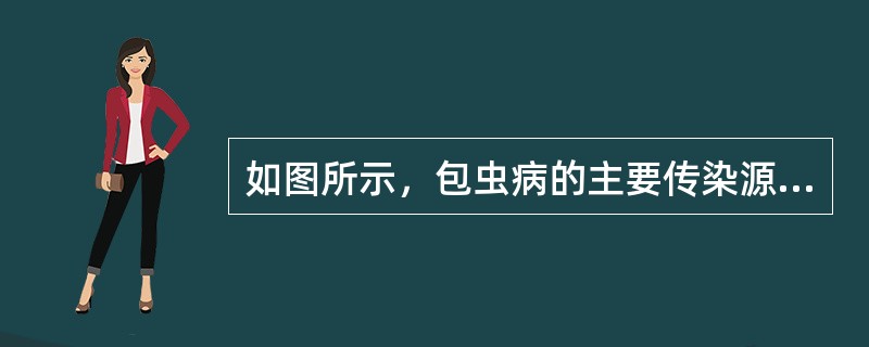 如图所示，包虫病的主要传染源是()