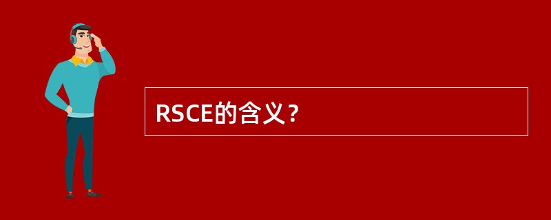 RSCE的含义？