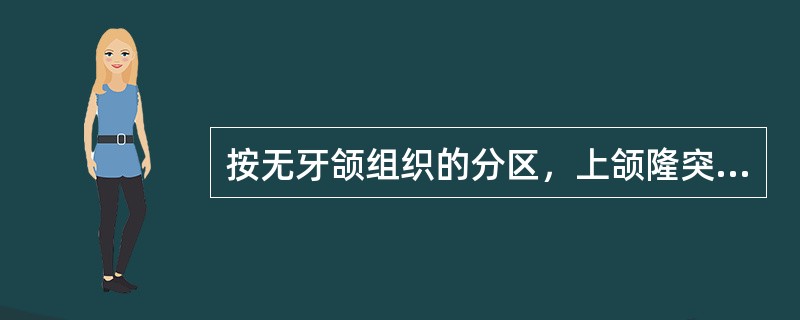 按无牙颌组织的分区，上颌隆突属于（）