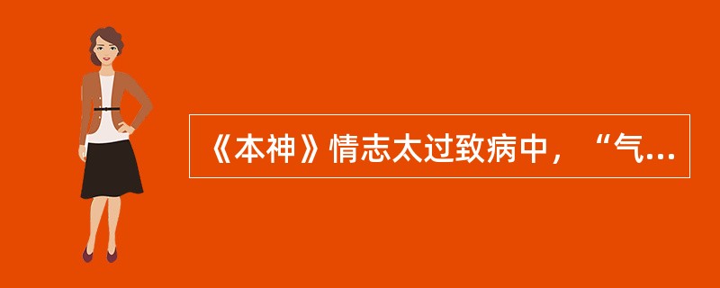 《本神》情志太过致病中，“气闭塞而不行”的病因是（）