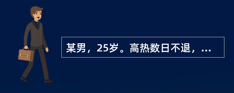 某男，25岁。高热数日不退，又见喘咳，气不能接续，甚则心悸气短。其病机是（）