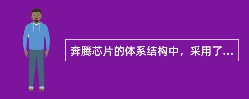 奔腾芯片的体系结构中，采用了许多新技术，下列叙述中错误的是（）。