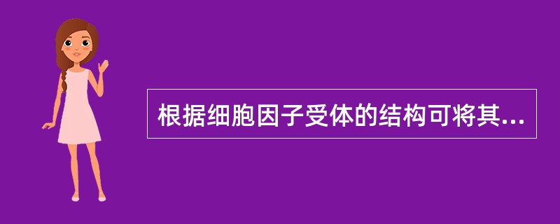 根据细胞因子受体的结构可将其分为_______、_______、_______、