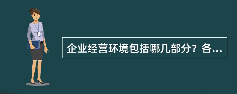 企业经营环境包括哪几部分？各自的内容是什么？