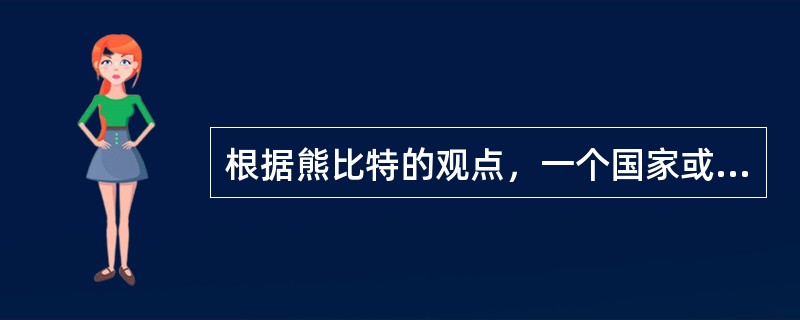 根据熊比特的观点，一个国家或地区经济发展速度的快慢和发展水平的高低，在很大程度上