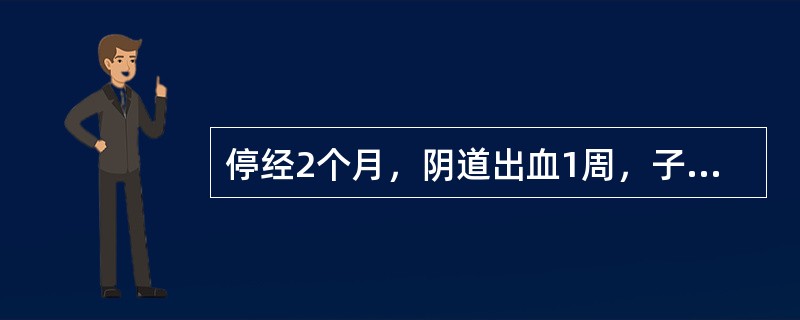 停经2个月，阴道出血1周，子宫明显大于孕月，B超未见胎心搏动，应诊断为（）。