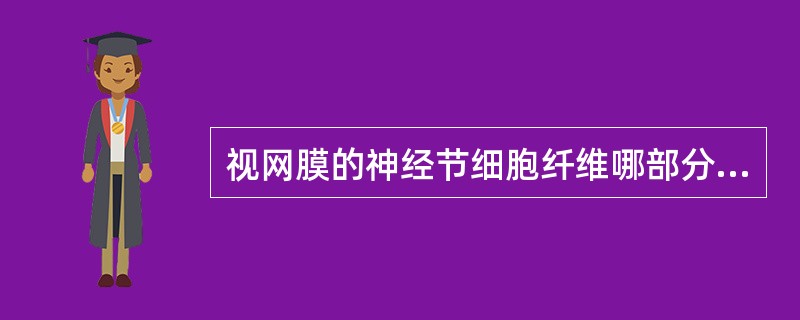 视网膜的神经节细胞纤维哪部分经视交叉进入对侧视束（）。